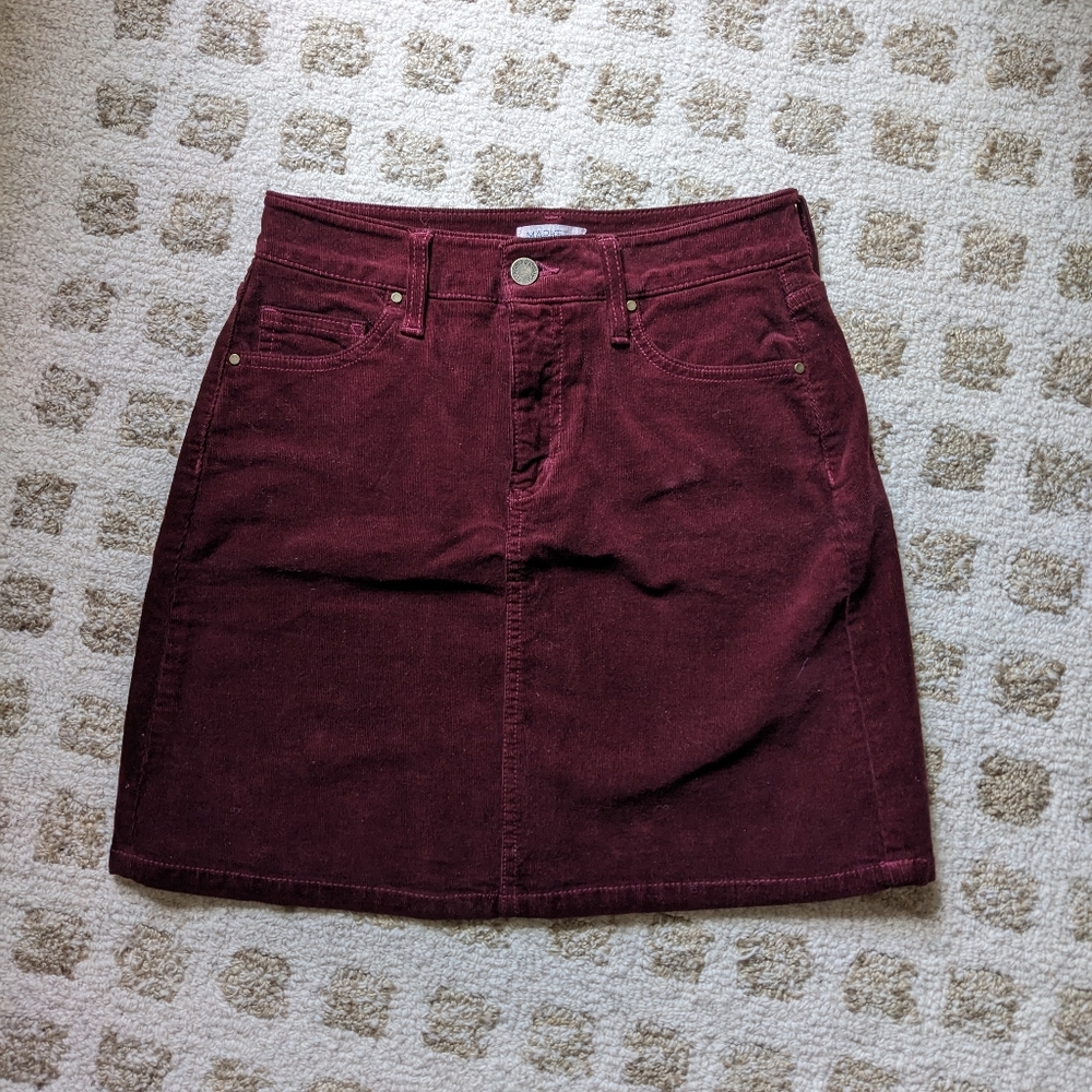 Market & Spruce corduroy mini skirt - Picture 1 of 4